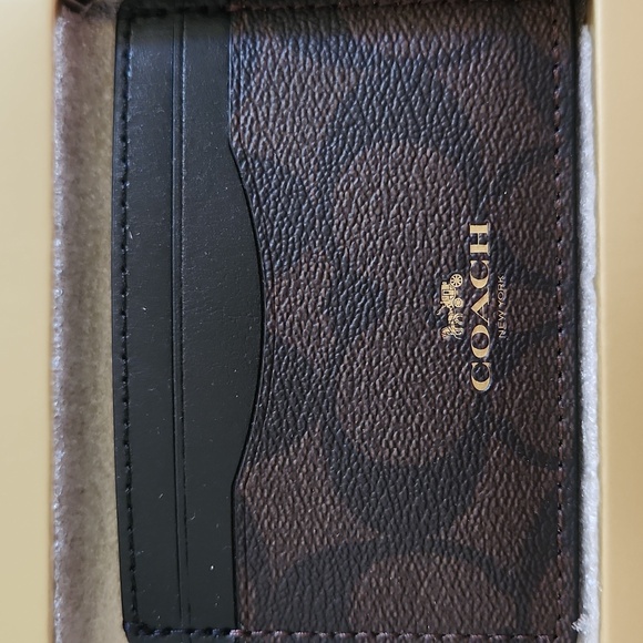 Coach Boxed Anna Foldover Clutch Crossbody and Card Case - Picture 3 of 6